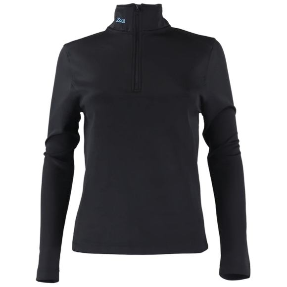 Zusa Tops - Zusa Black Influencer Quarter Pullover S NWT *flaw zipper